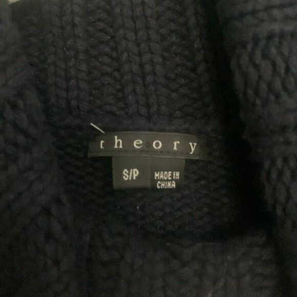 Theory Turtle Neck Chunky Sweater Dress - Picture 5 of 8